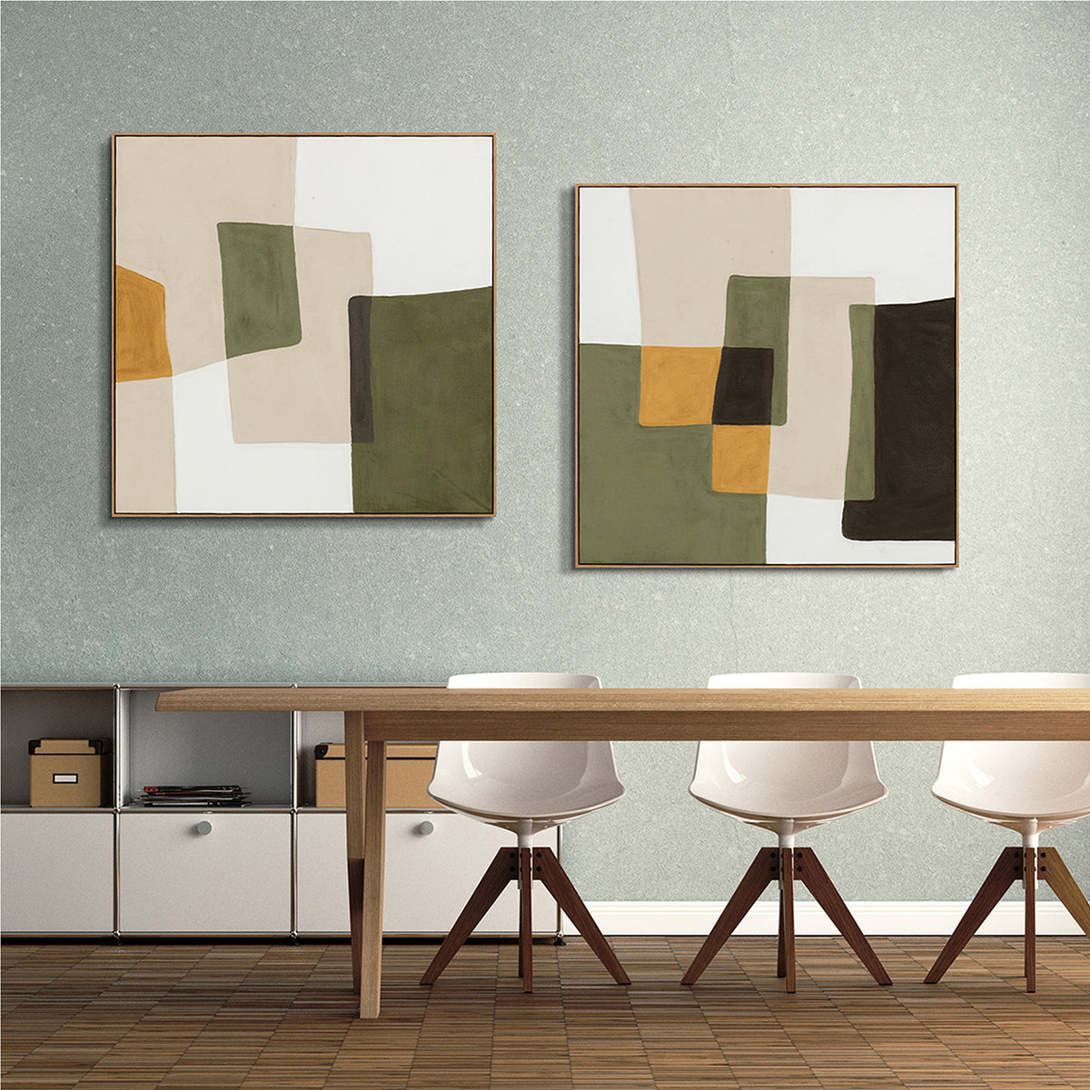 Gemälde Olive Balance