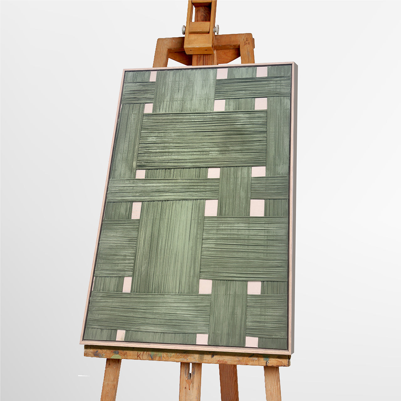 Gemälde Soft Bamboo Patchwork