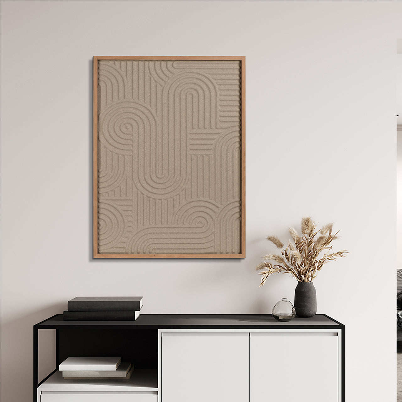 Gemälde Modern Labyrinth