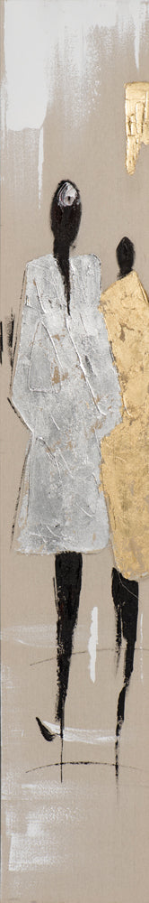 Painting Fashion Show in Gold and Silver