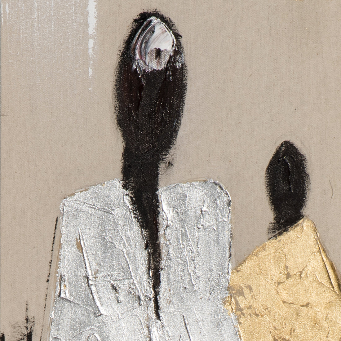 Painting Fashion Show in Gold and Silver