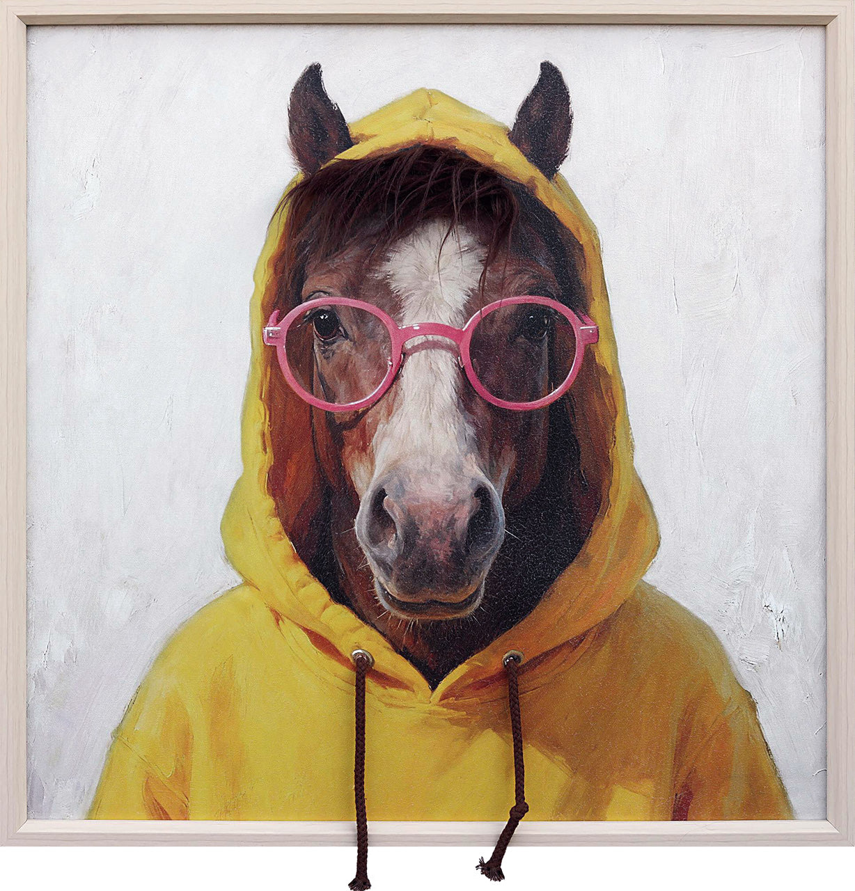 Gemälde Kunstfell Trendy Horse