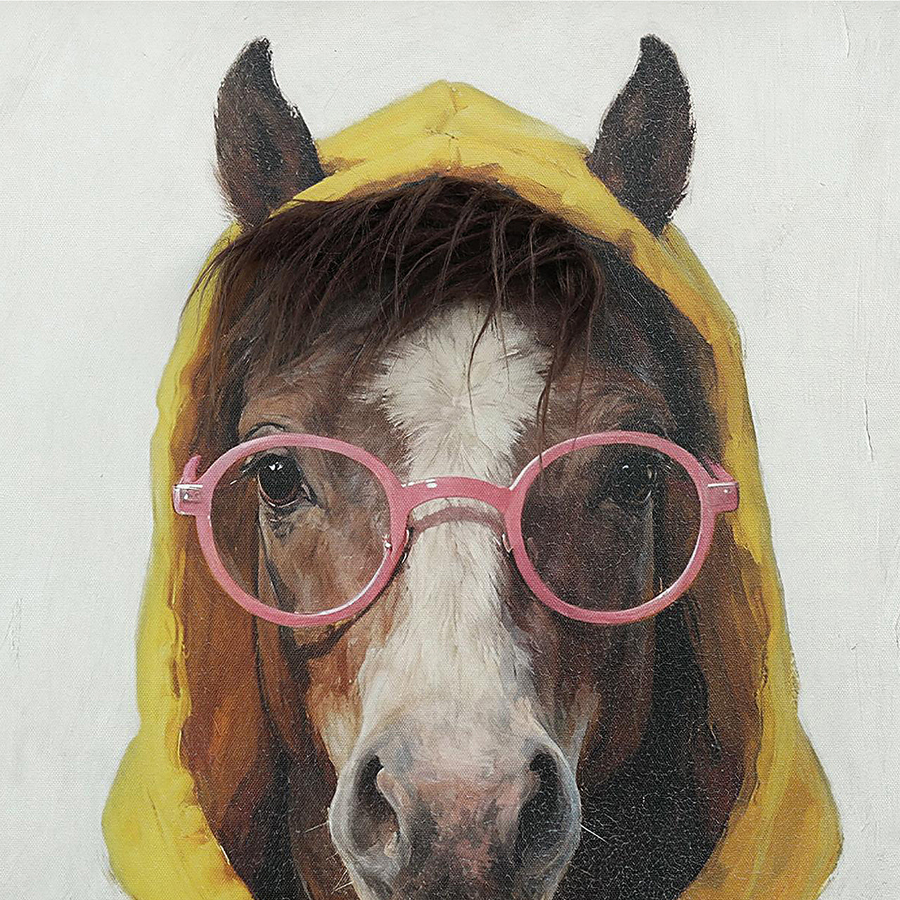Gemälde Kunstfell Trendy Horse