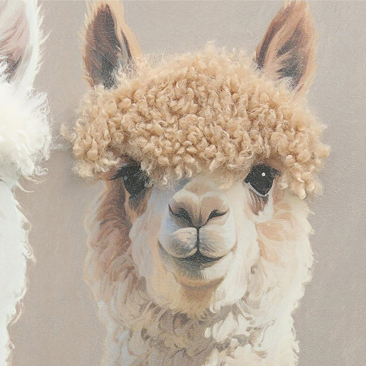 Gemälde Kunstfell Best Lama Buddies