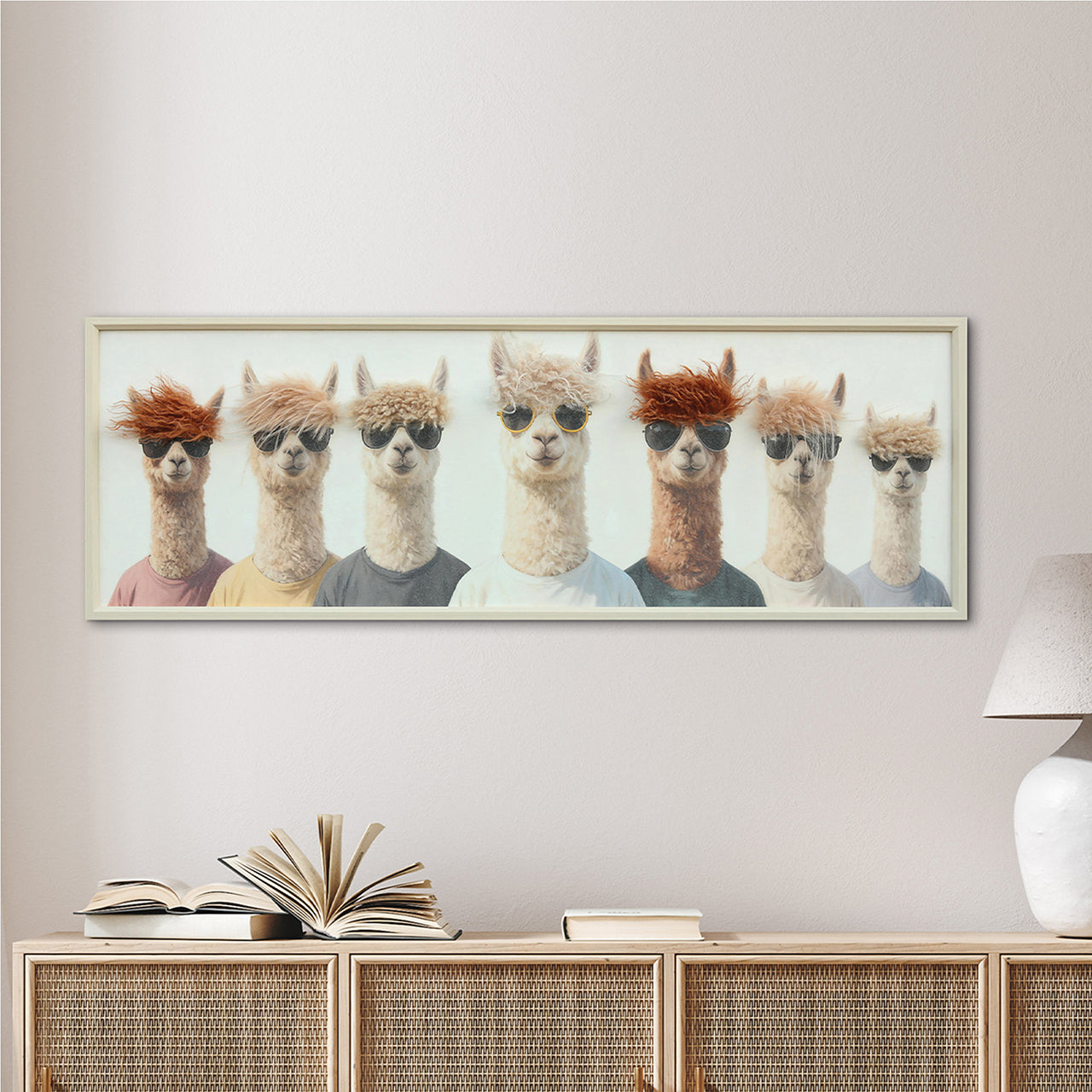 Gemälde Kunstfell The Lama Pacos