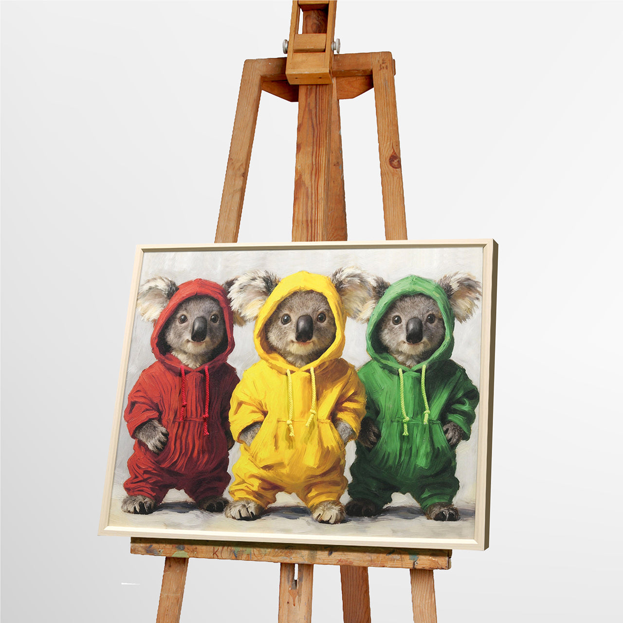 Gemälde Kordelzug Tiny Hoodie Gang