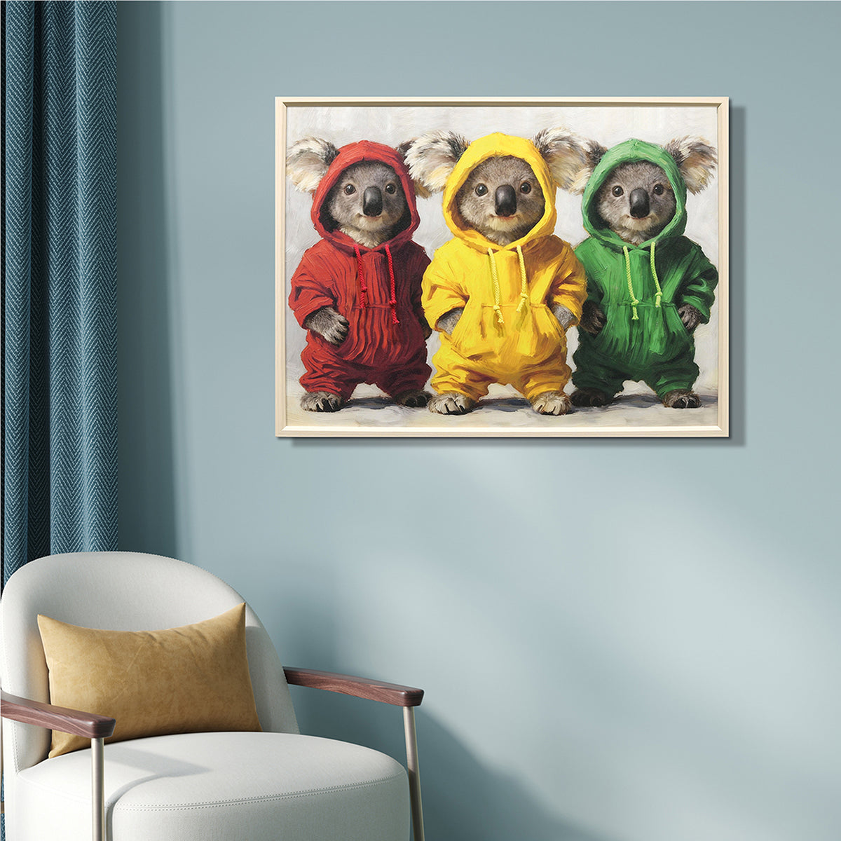 Gemälde Kordelzug Tiny Hoodie Gang