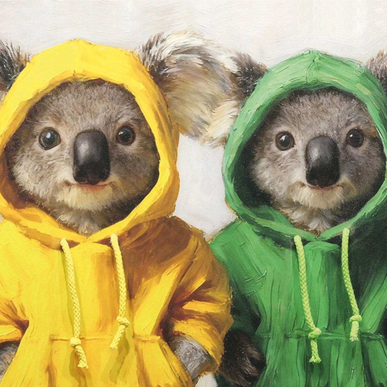 Gemälde Kordelzug Tiny Hoodie Gang