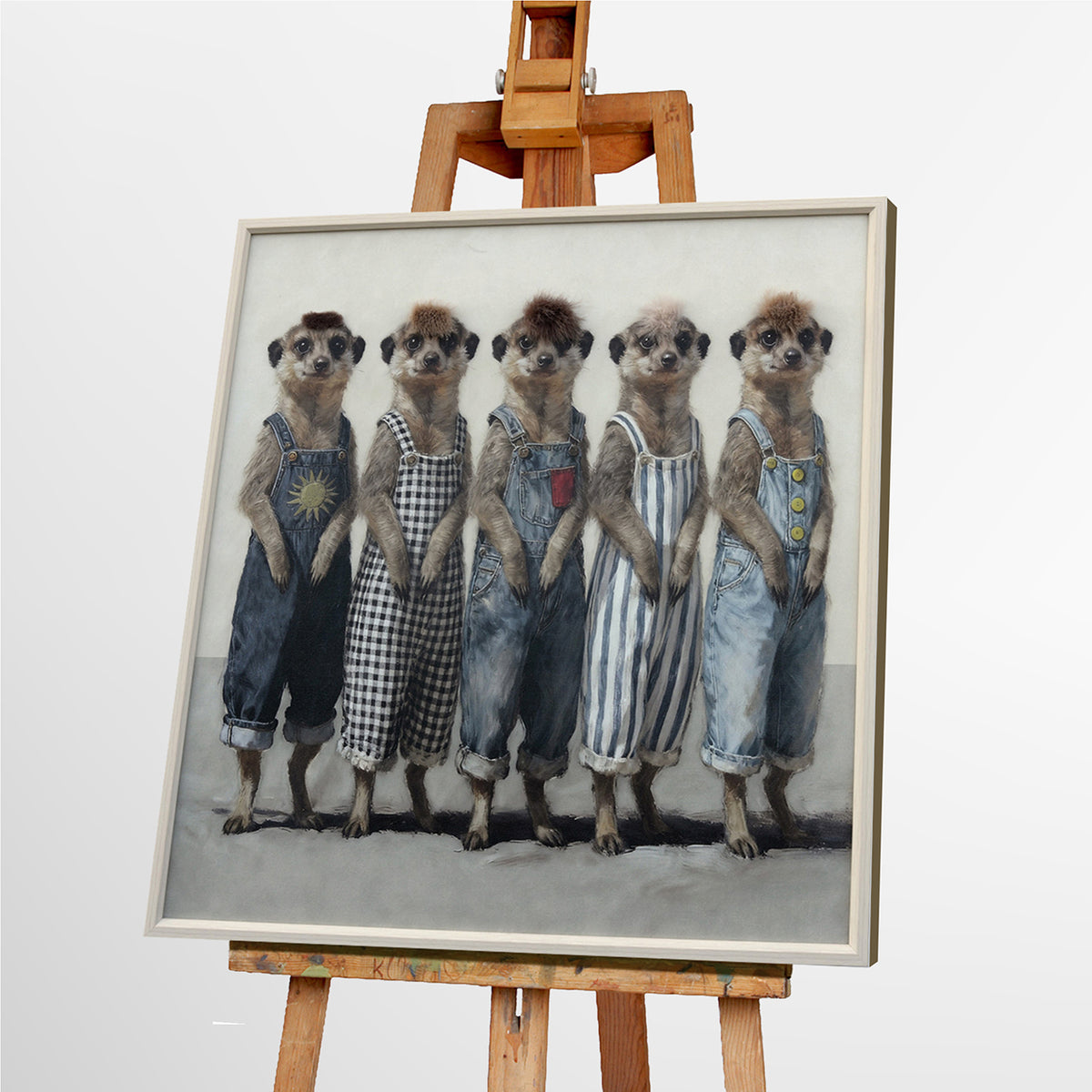 Gemälde Kunsfell Meerkat Fashion Week