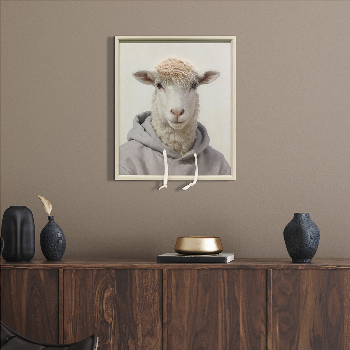 Gemälde Kunstfell Fleece & Sheep