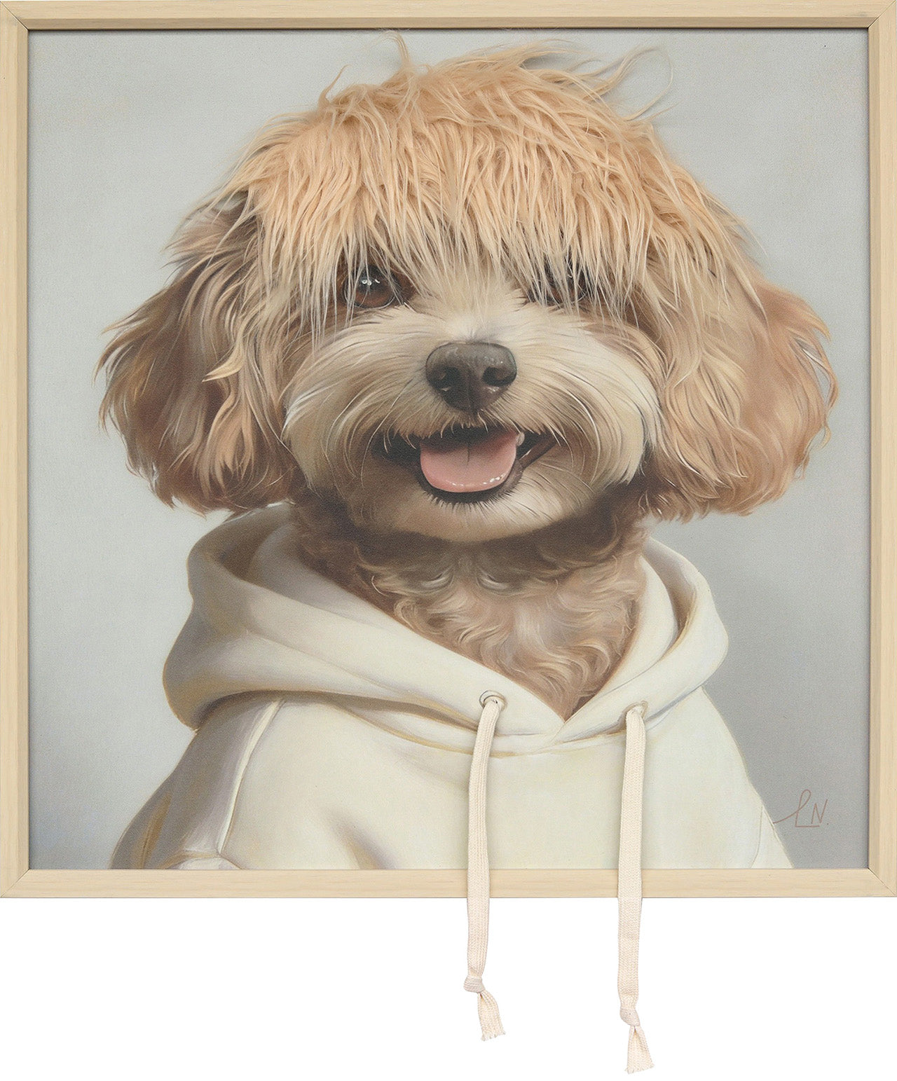 Gemälde Kunstfell Doggie Chic