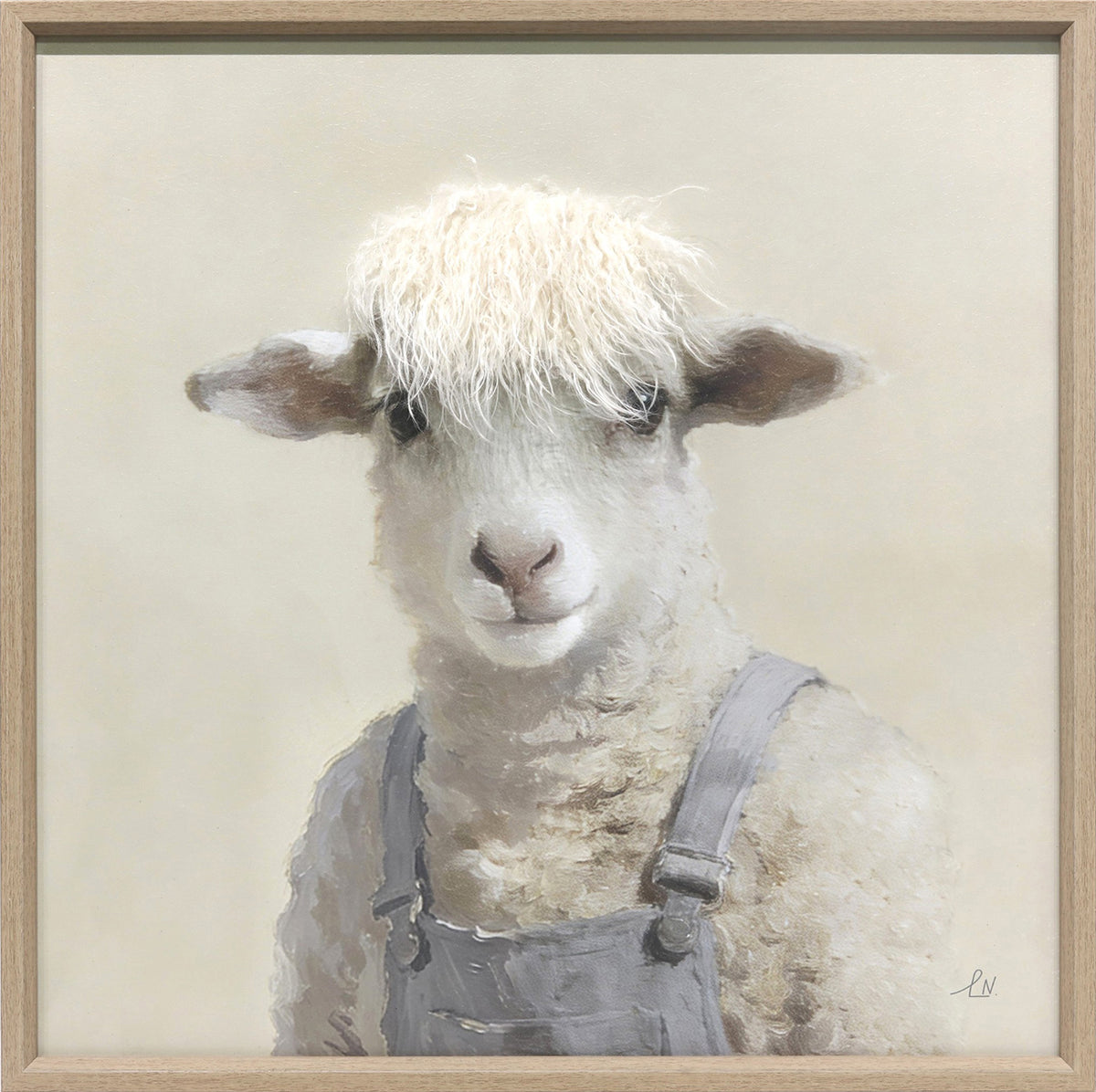Gemälde Kunstfell Wolly Sheep