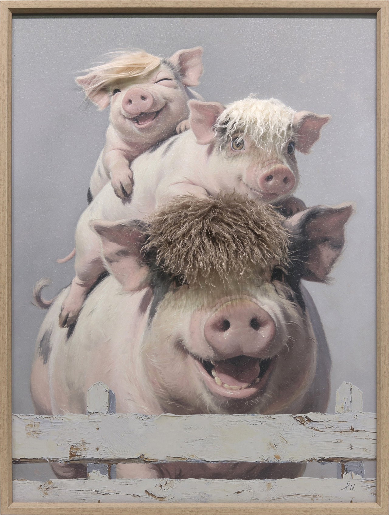 Gemälde Kunstfell Country Smiles
