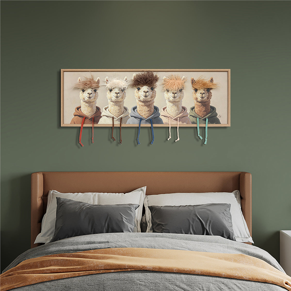 Gemälde Kunstfell The Alpaca Crew