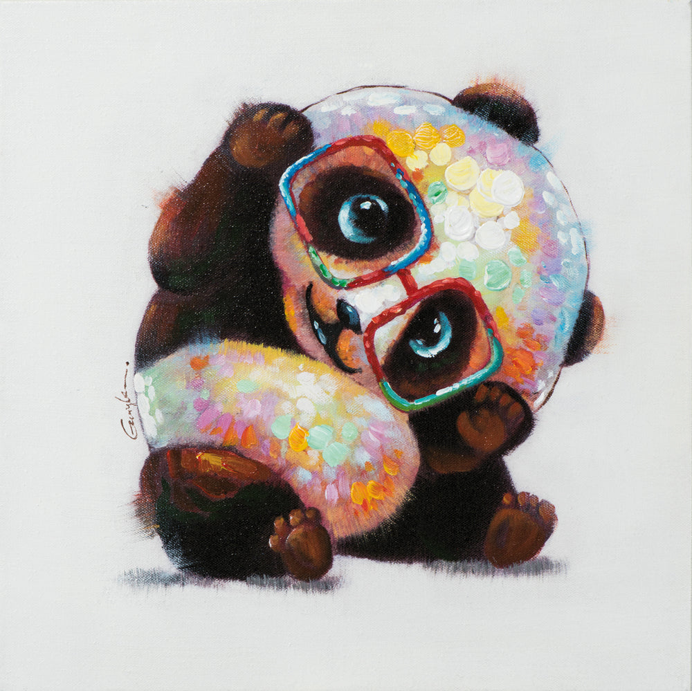 Painting Panda Bear Baby Poo