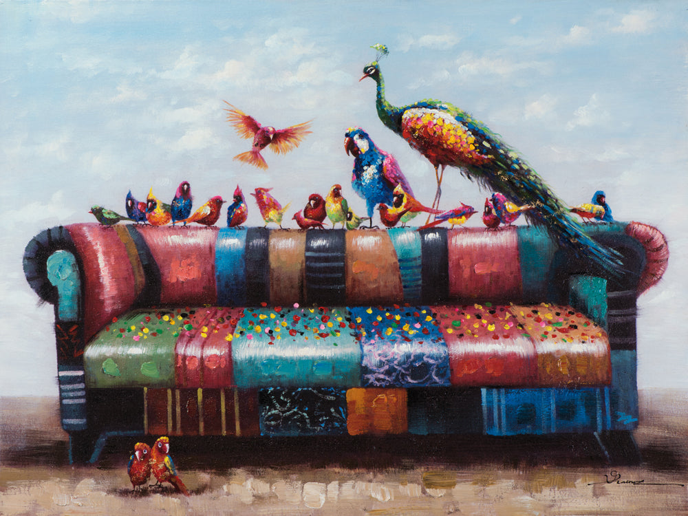 Painting Bird Patchwork