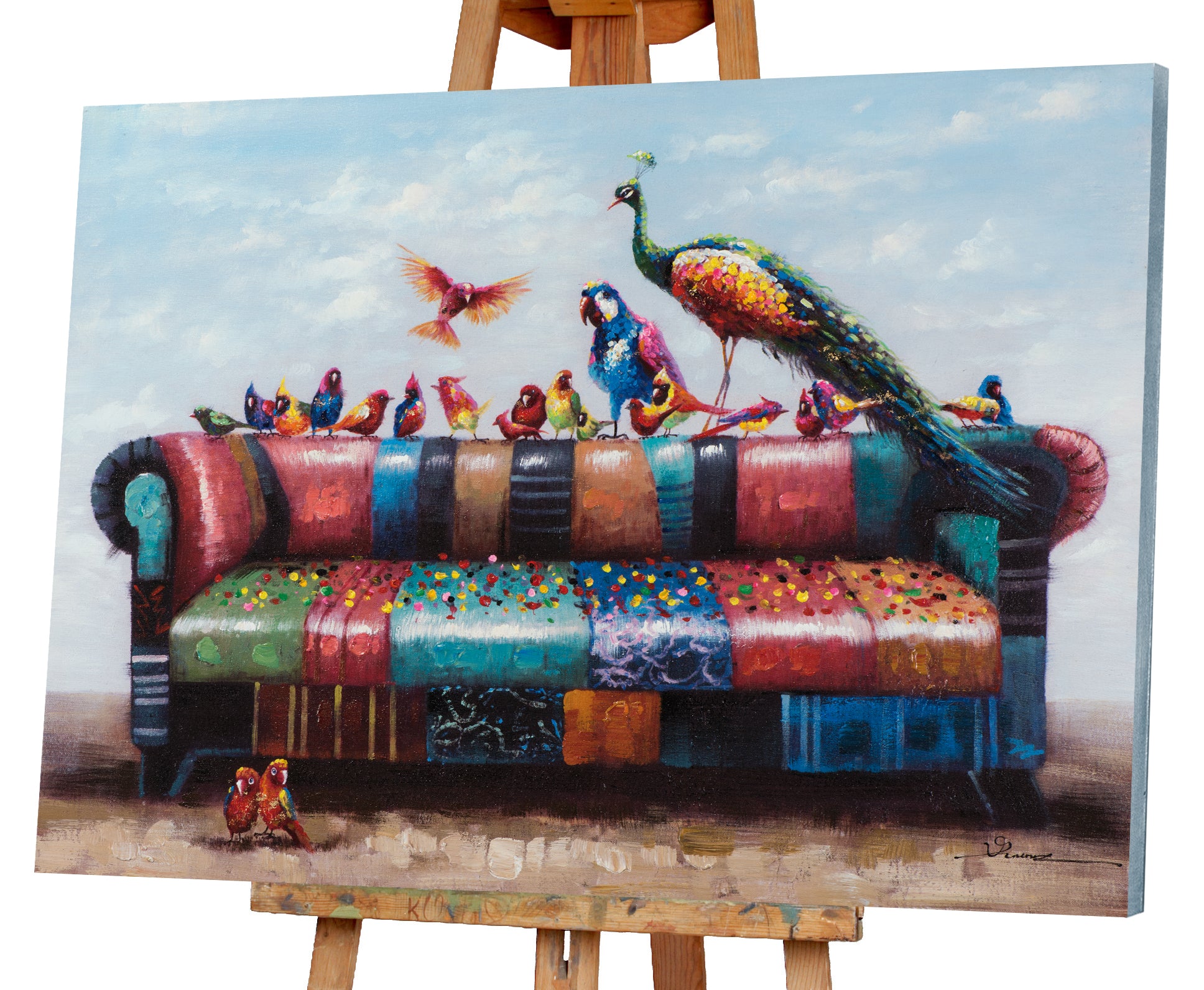 Painting Bird Patchwork