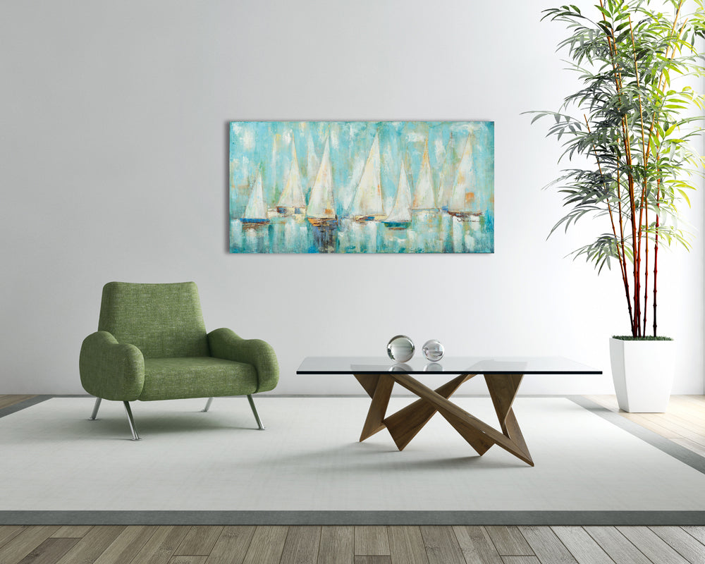 painting Sailing Regatta