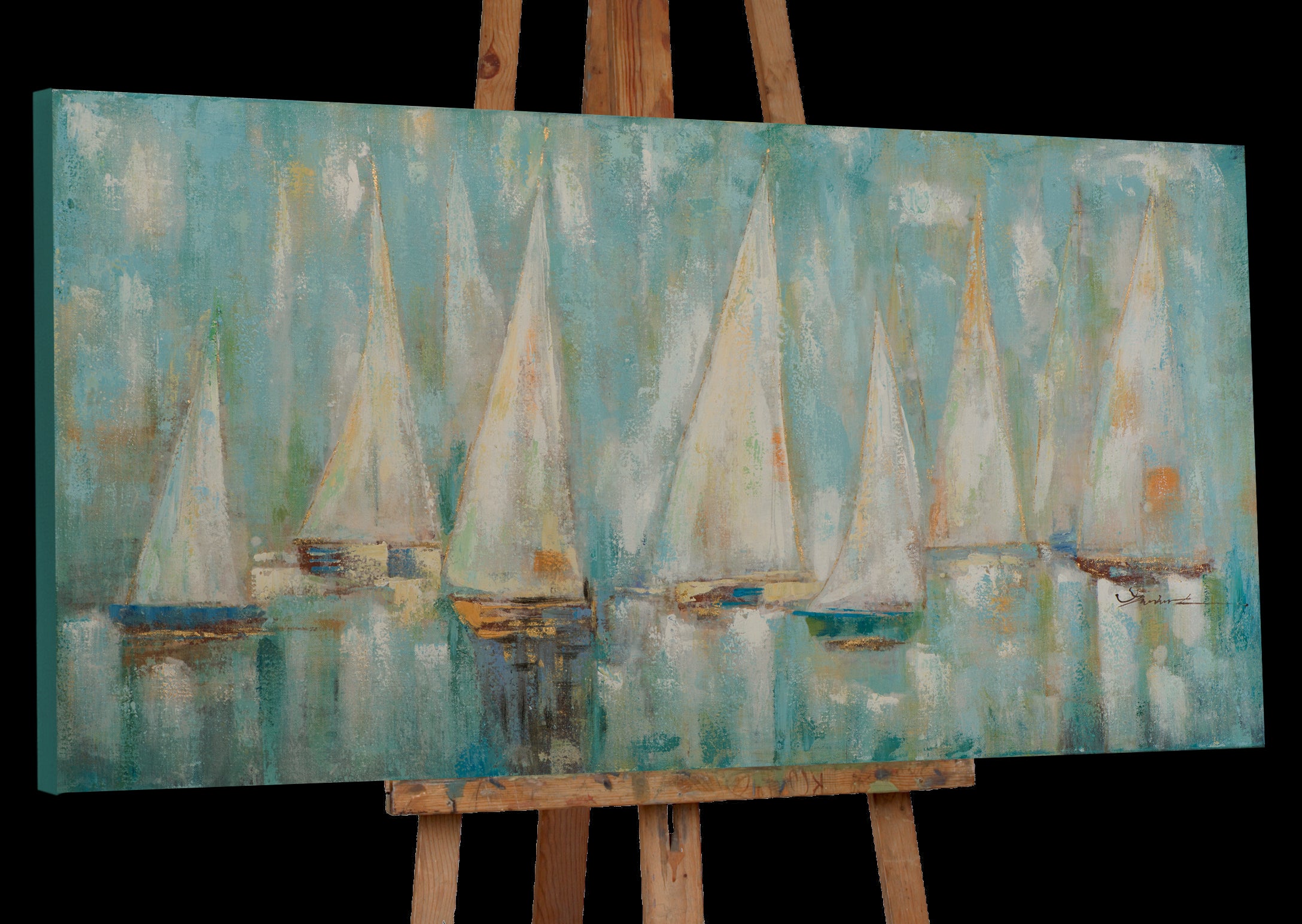 painting Sailing Regatta