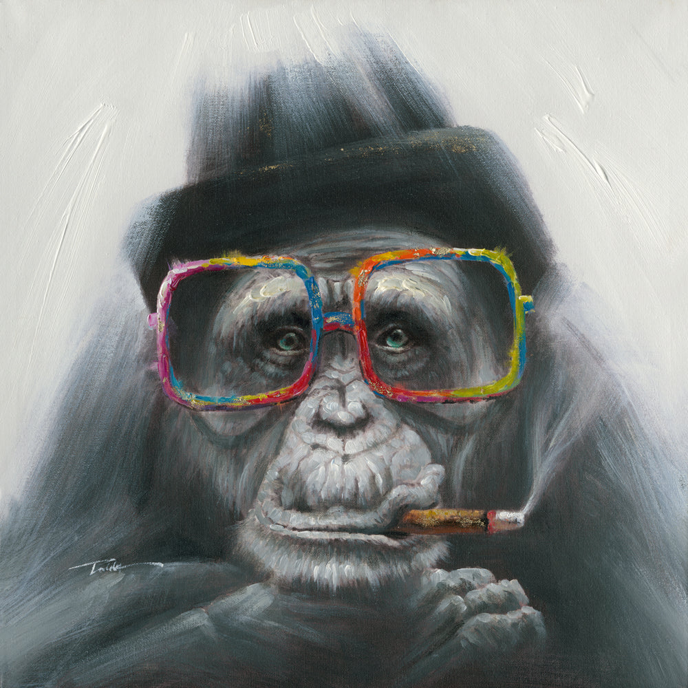 painting Smoking Monkey