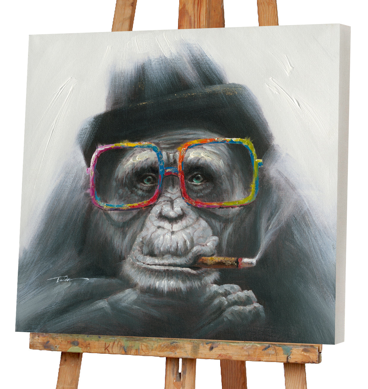 painting Smoking Monkey