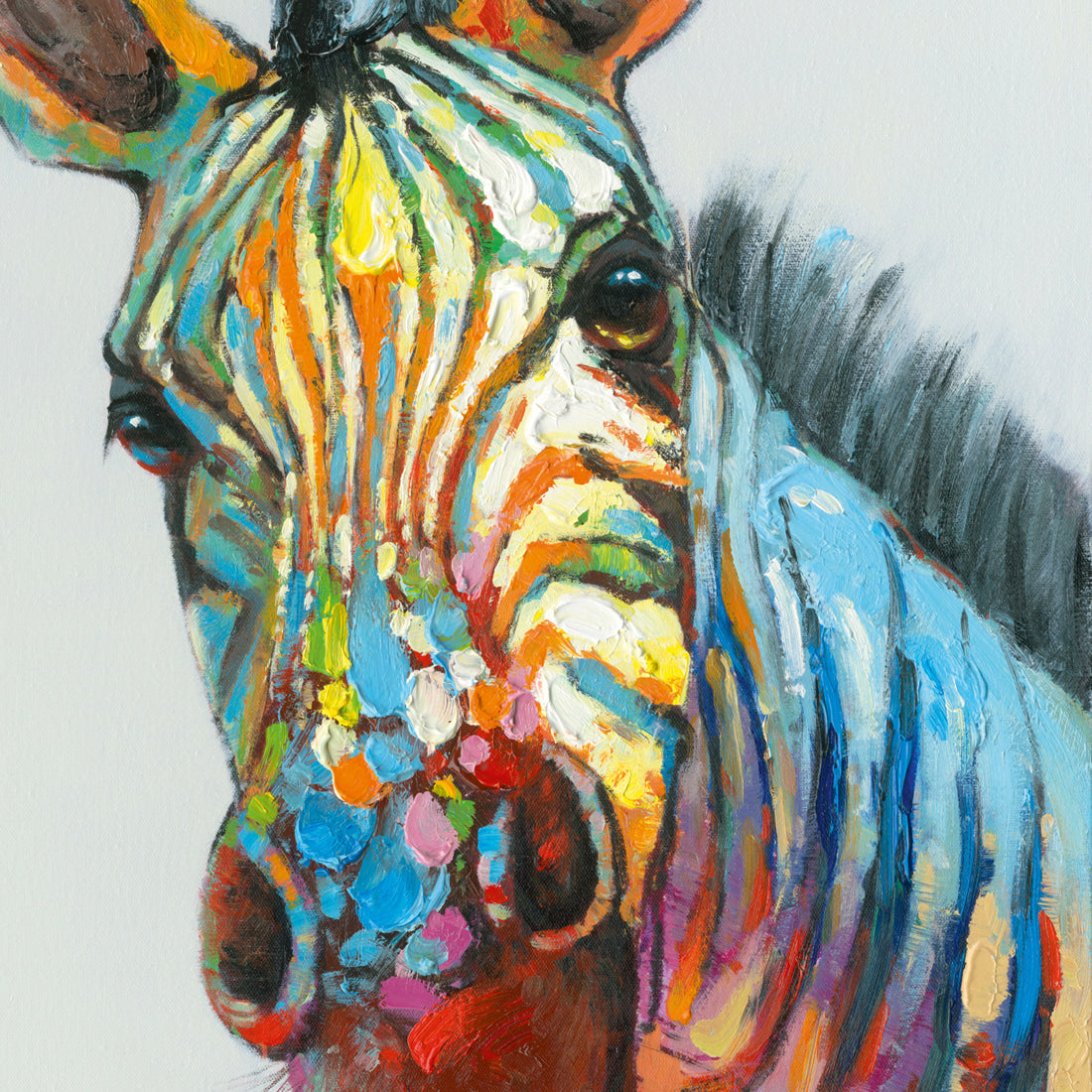 Gemälde Buntes Zebra