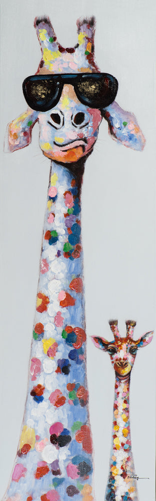 Painting Giraffe with Sunglasses