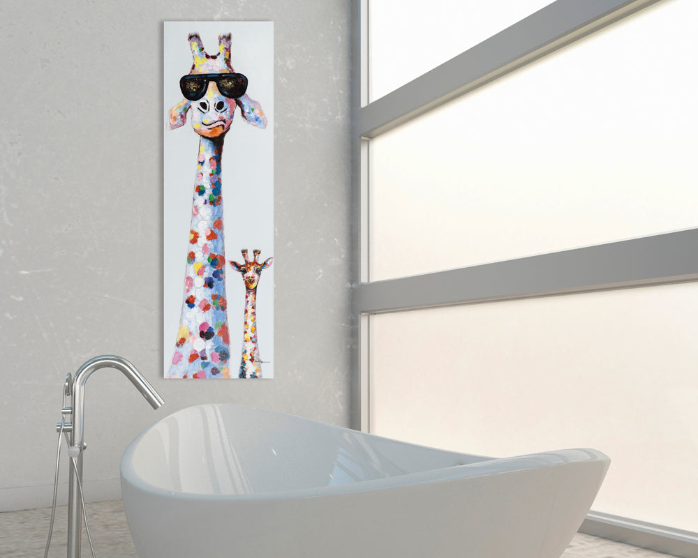 Painting Giraffe with Sunglasses