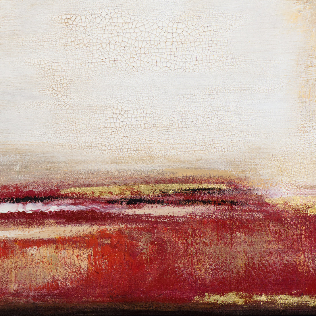 Painting Red harmonizes beige