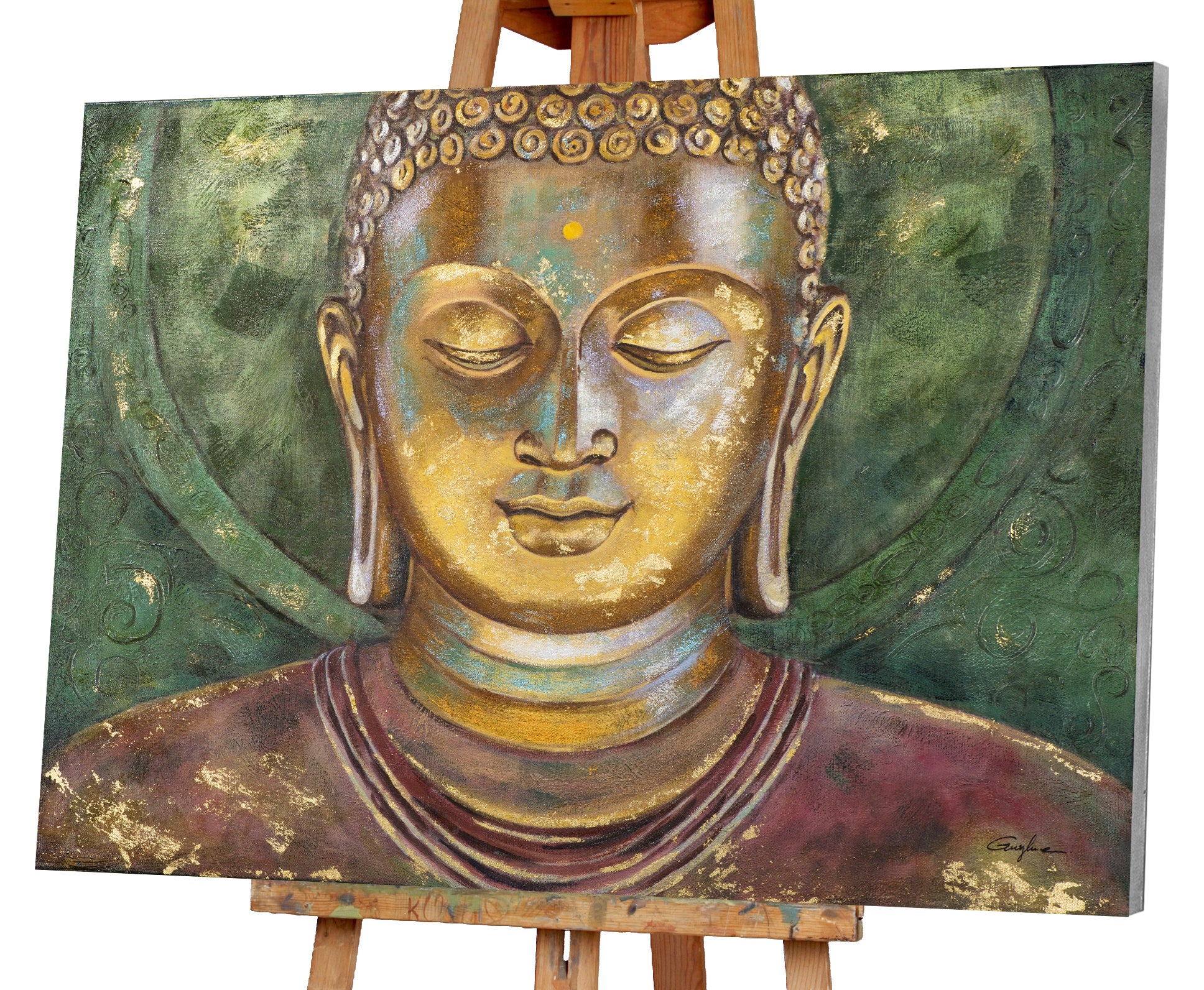 painting Buddha