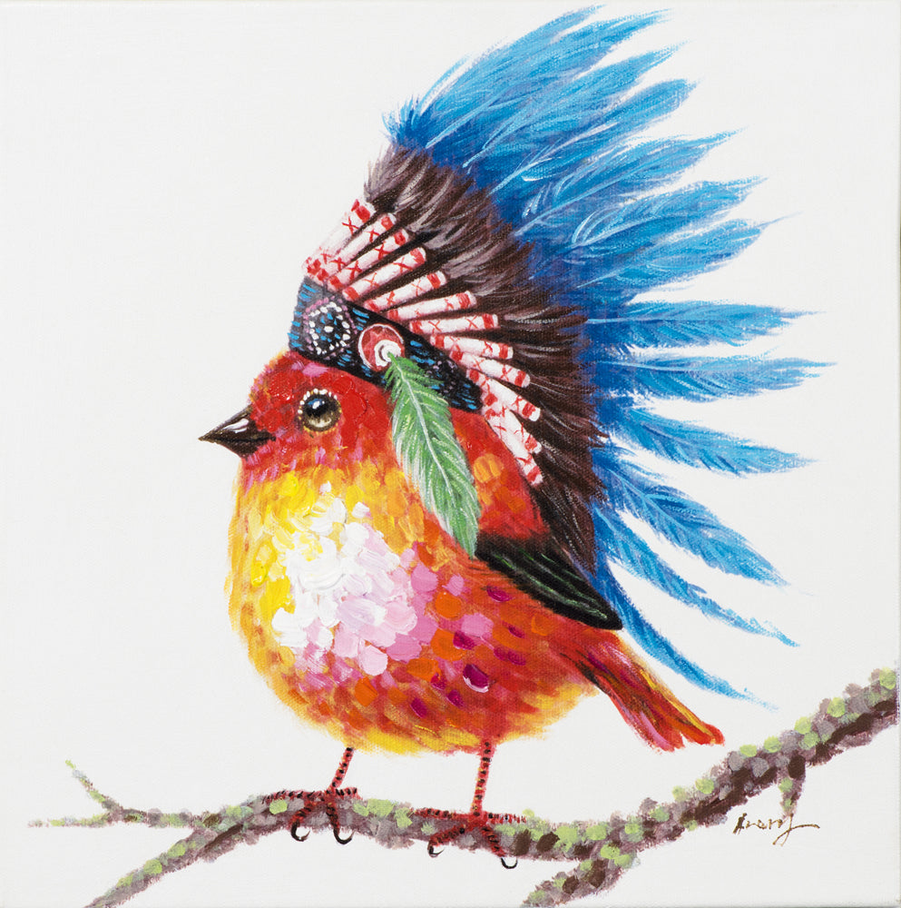 Gemälde Indianervogel