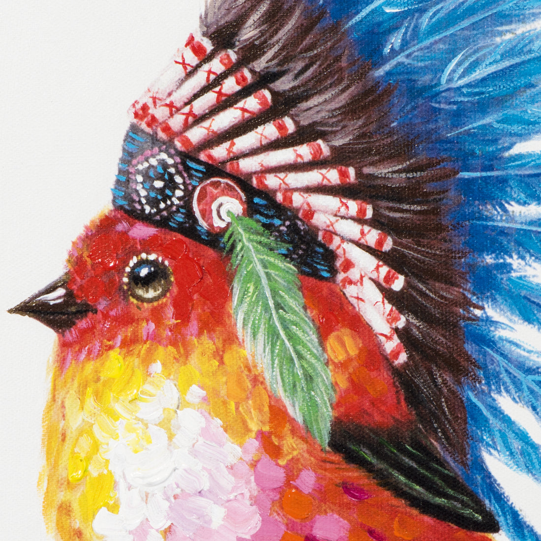 Gemälde Indianervogel