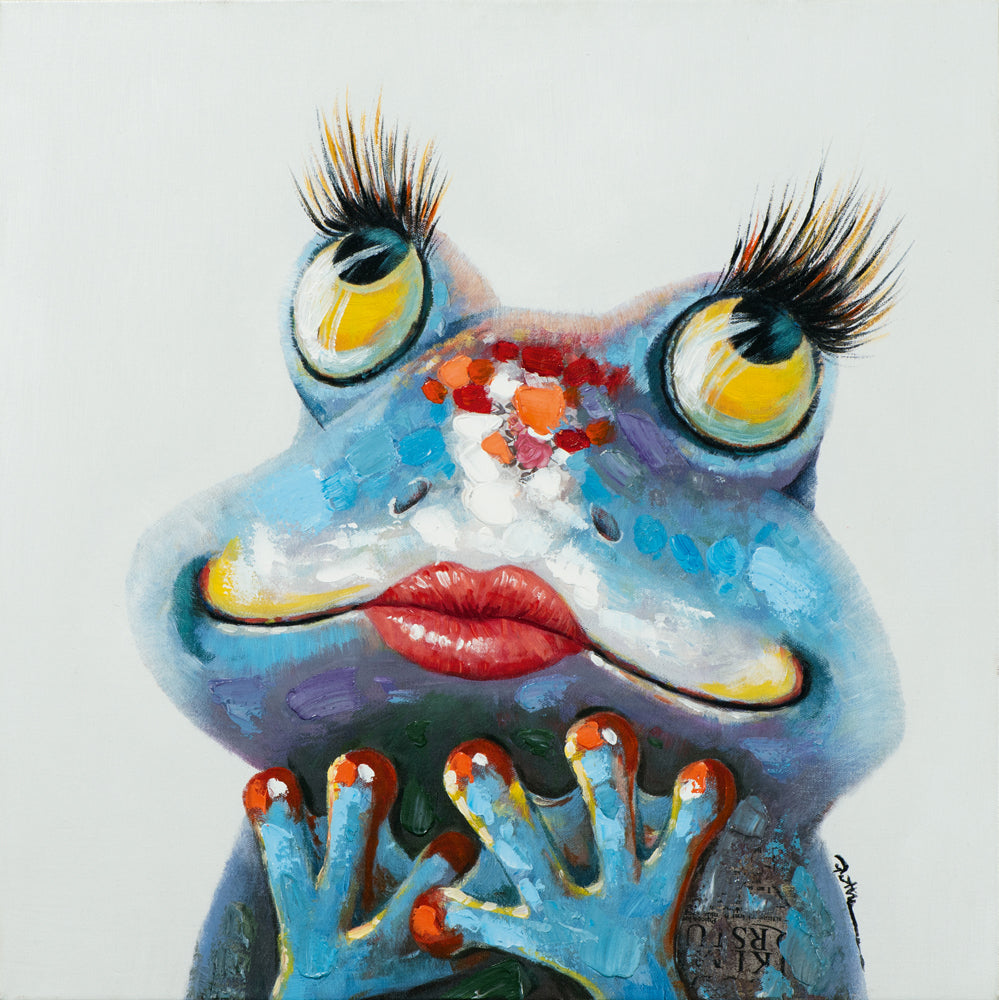 Gemälde Verliebter Frosch