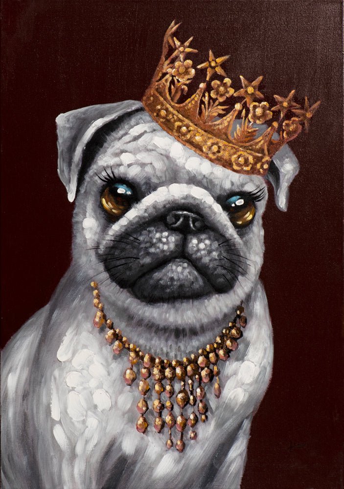 Gemälde Royaler Mops