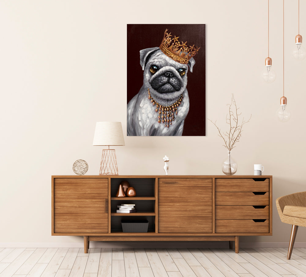 Gemälde Royaler Mops