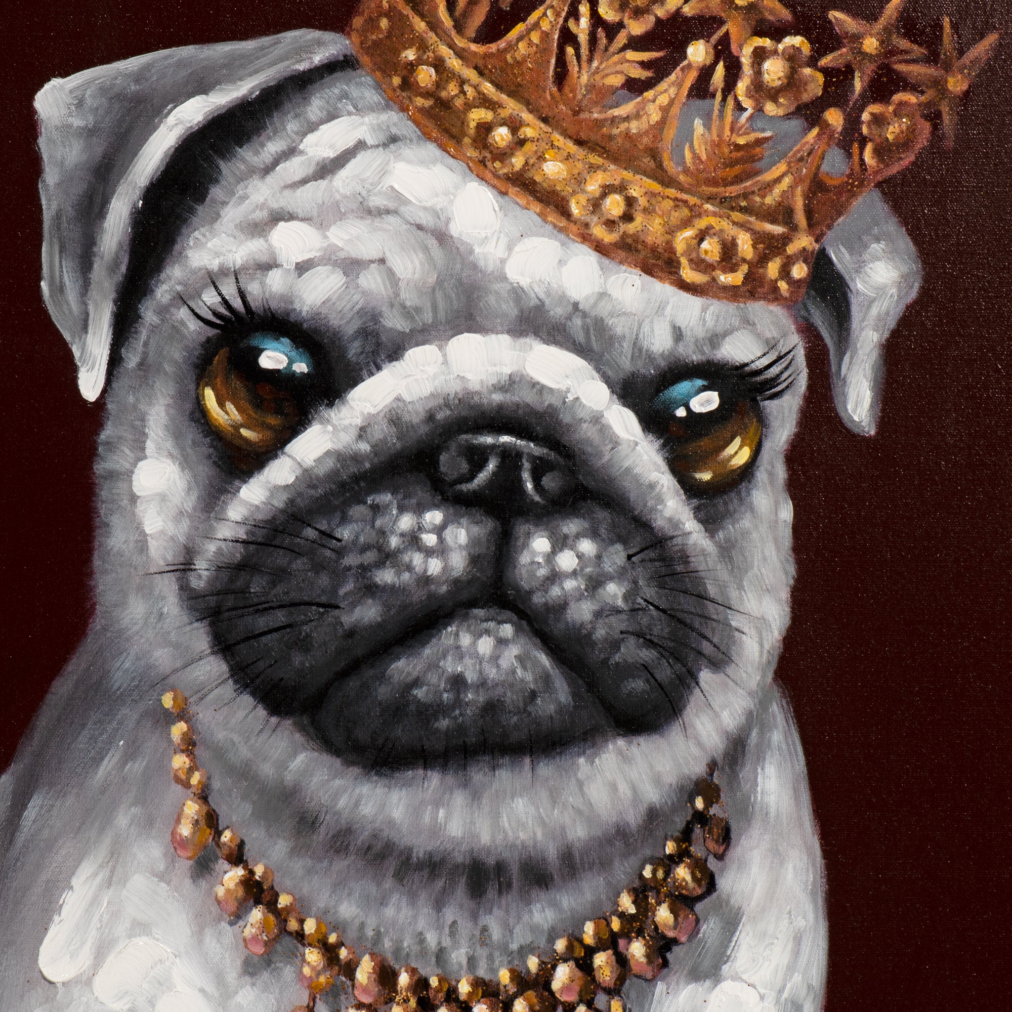 Gemälde Royaler Mops