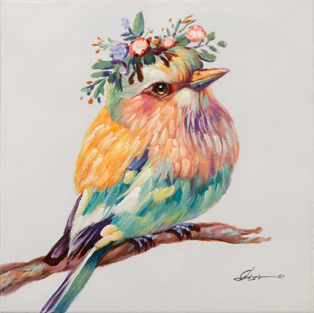 Gemälde Süsser bunter Vogel