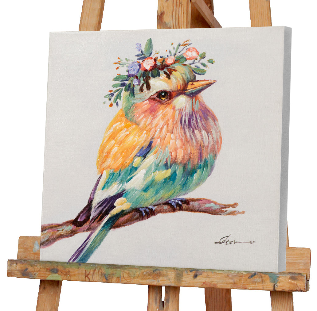Gemälde Süsser bunter Vogel