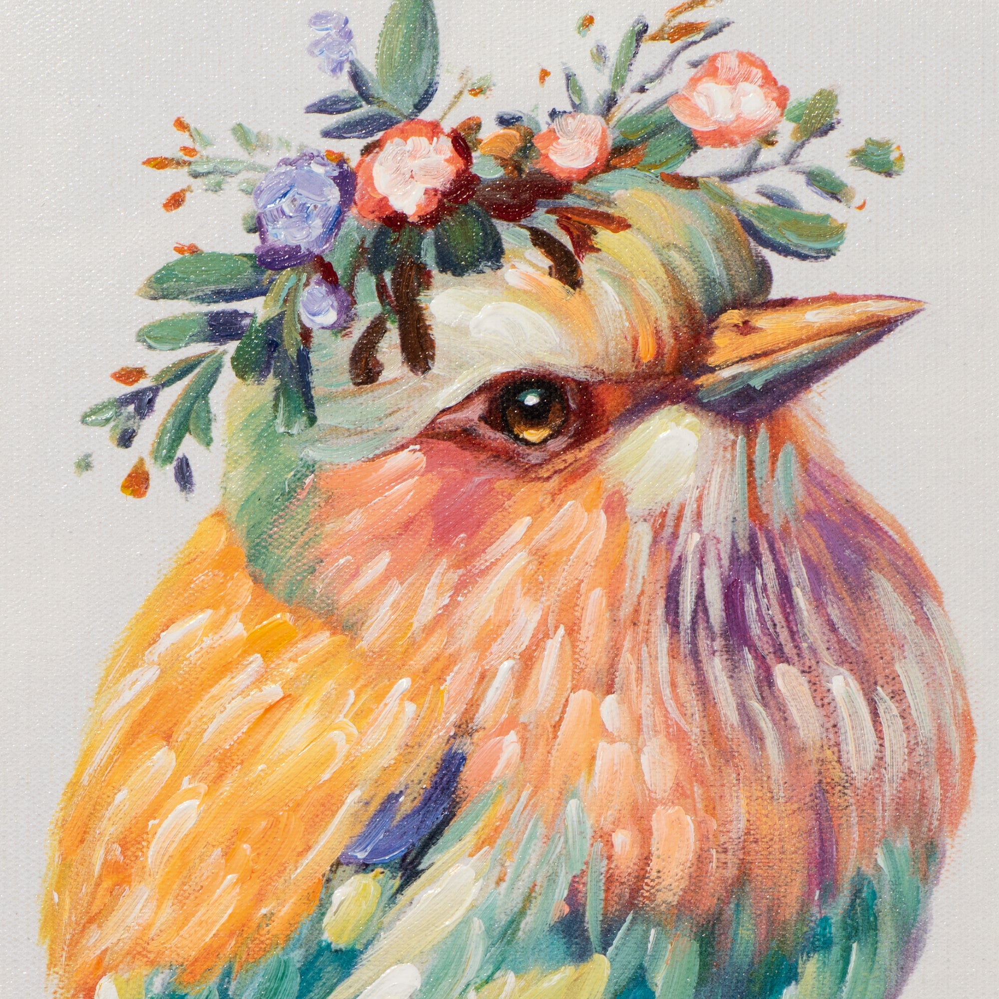 Gemälde Süsser bunter Vogel