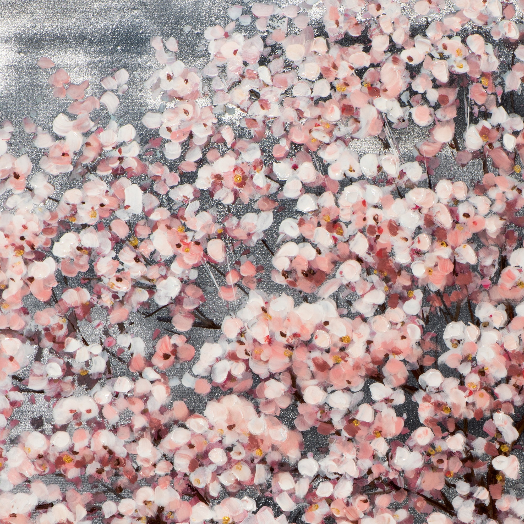 painting Blooming Pink Tree