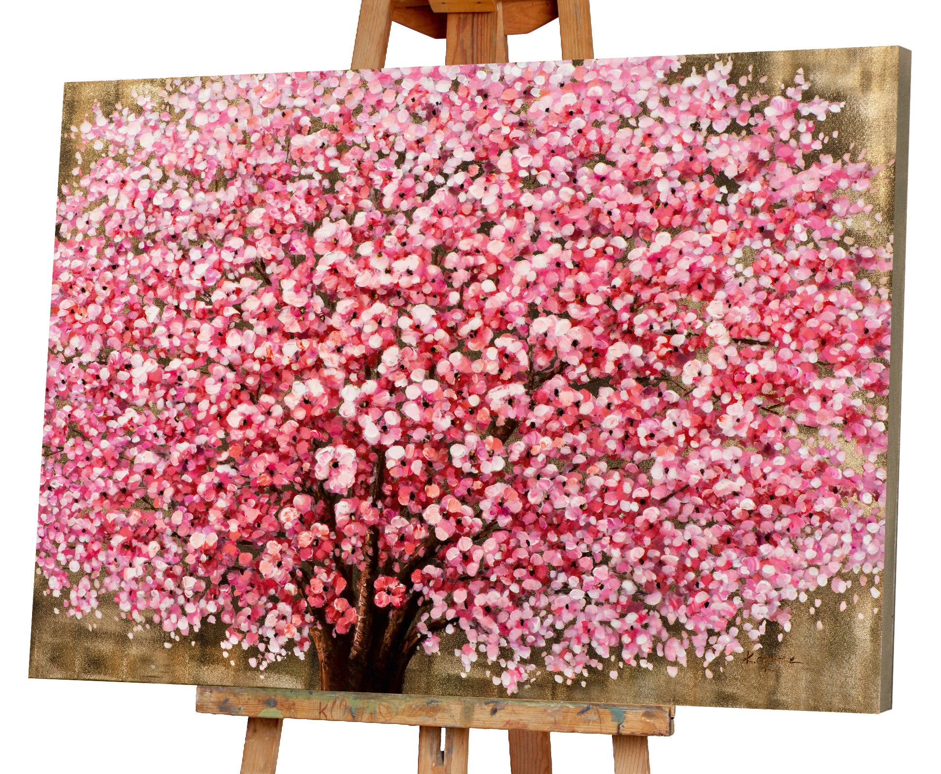 Painting Flowering Tree with high gloss