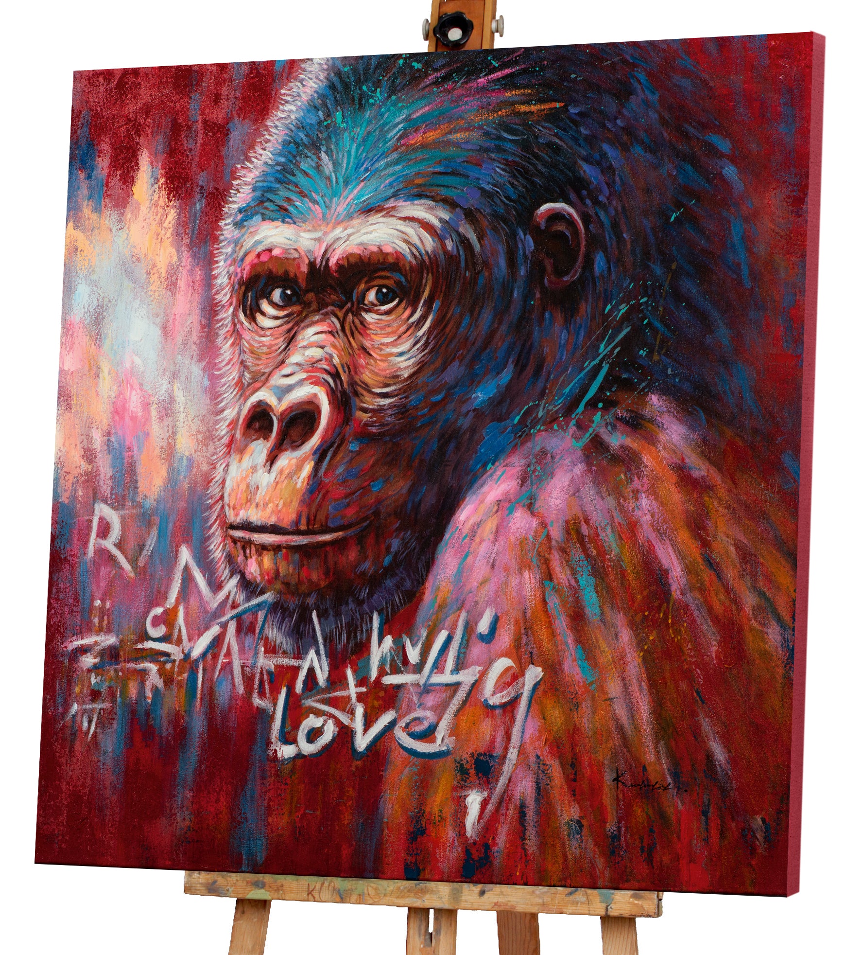 Painting Streetart Gorilla