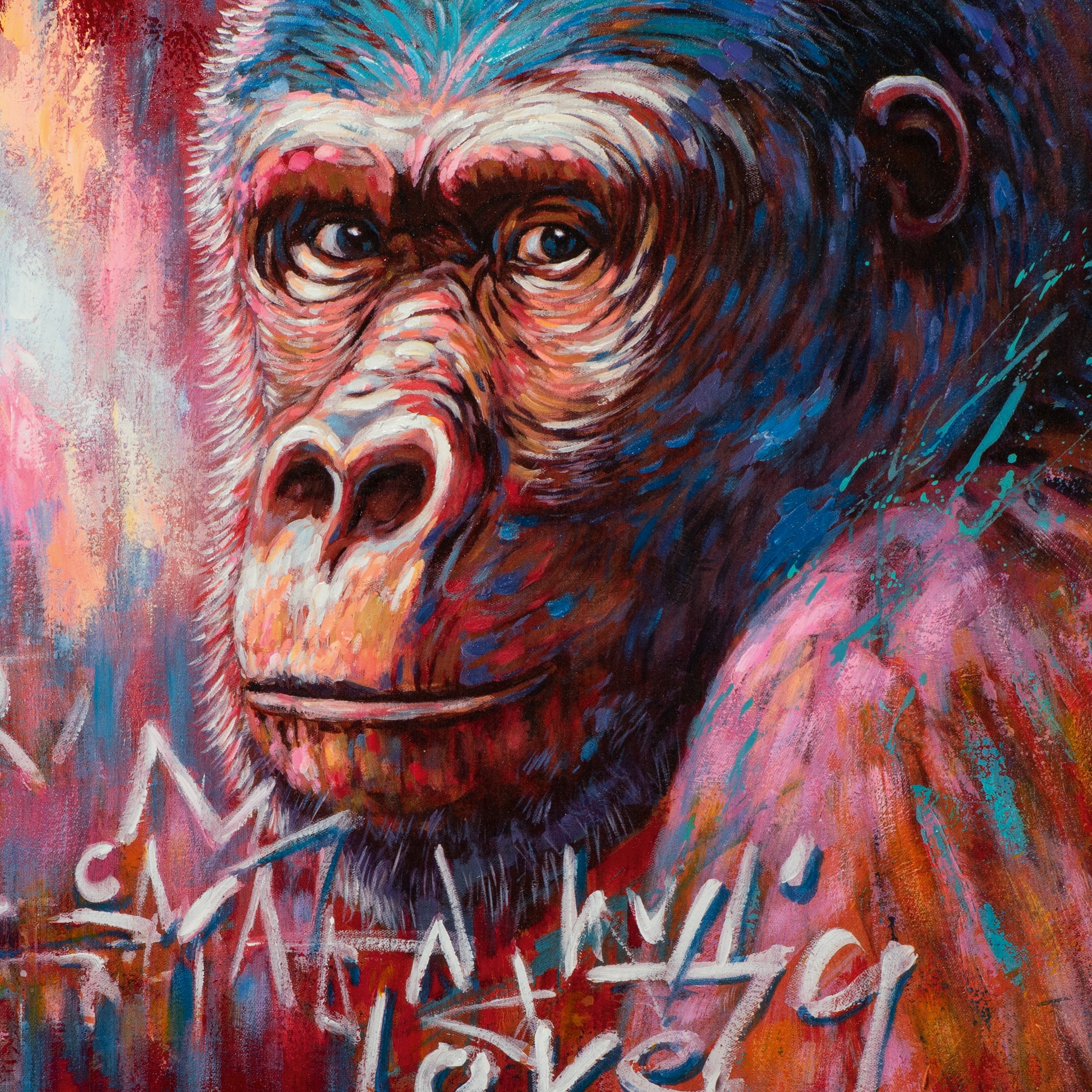 Painting Streetart Gorilla
