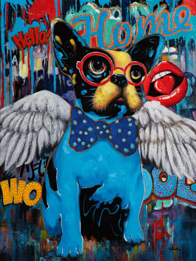 Gemälde Pop Art Hund
