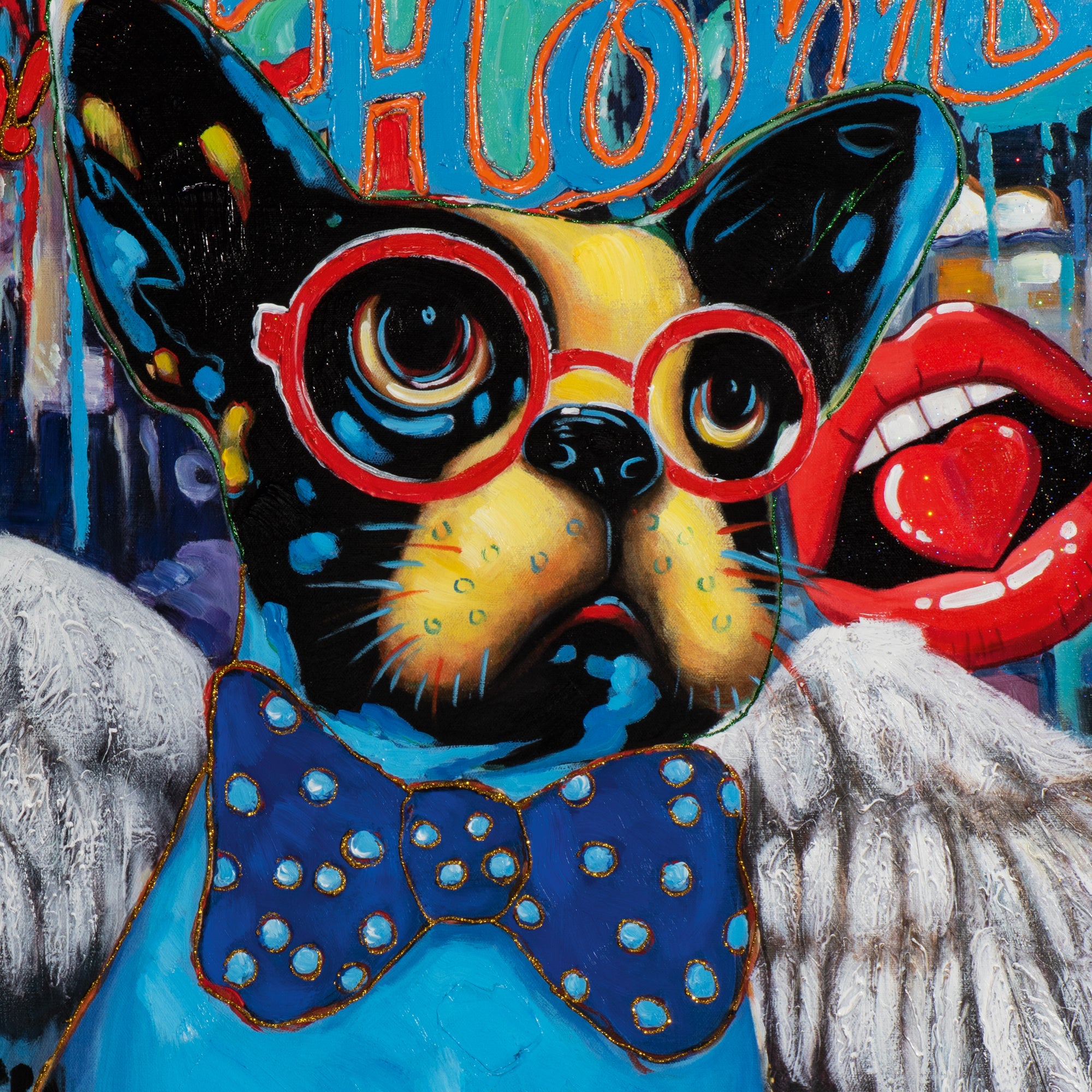 Gemälde Pop Art Hund