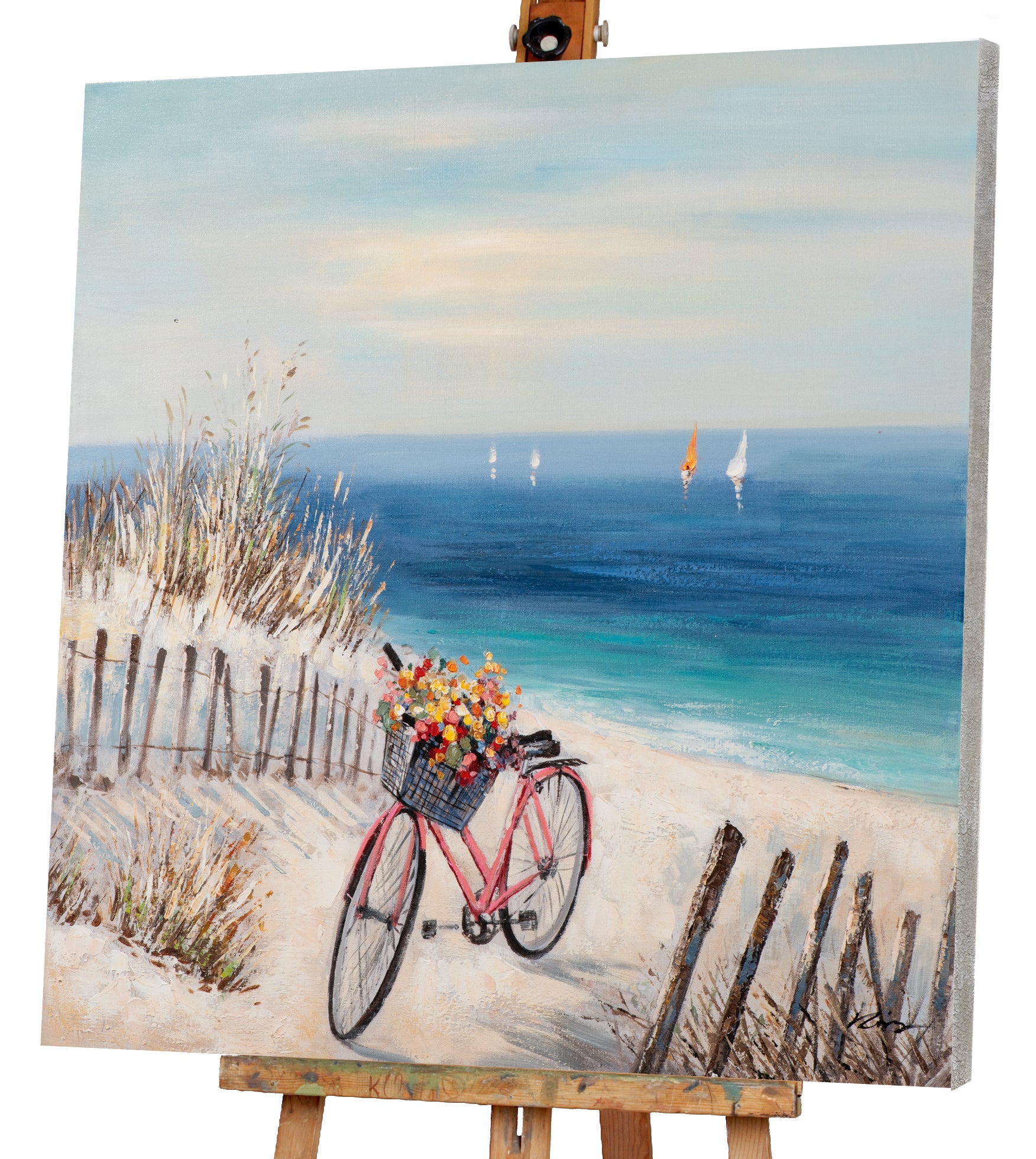 Painting Bicycle on the Beach III