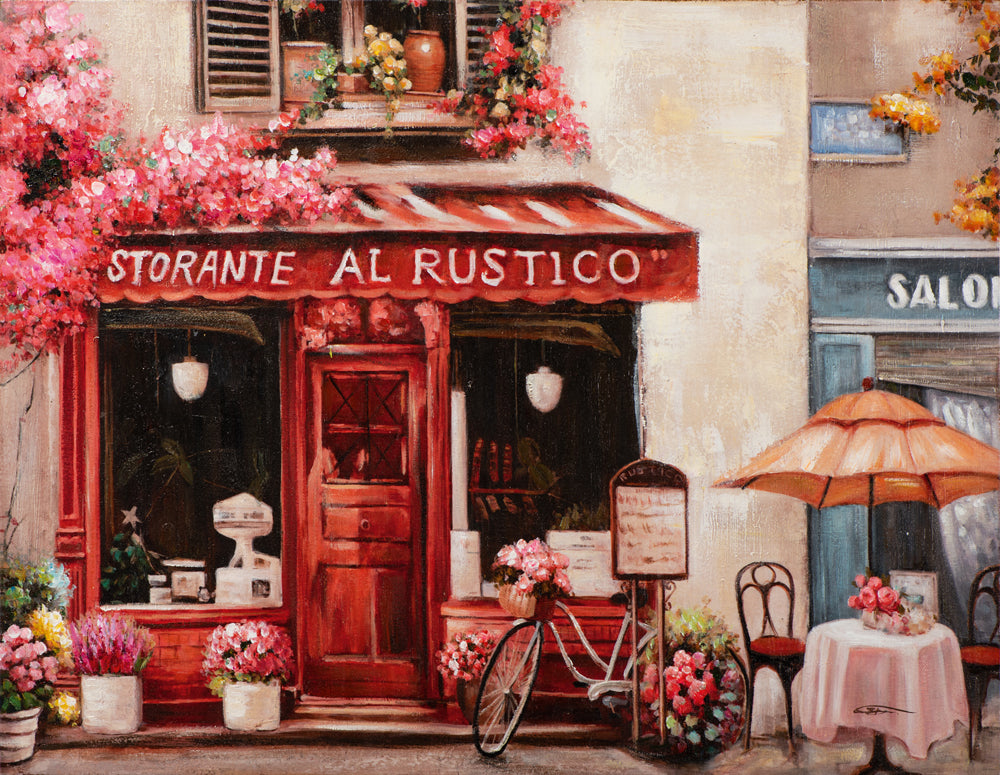 painting Restaurant in Red
