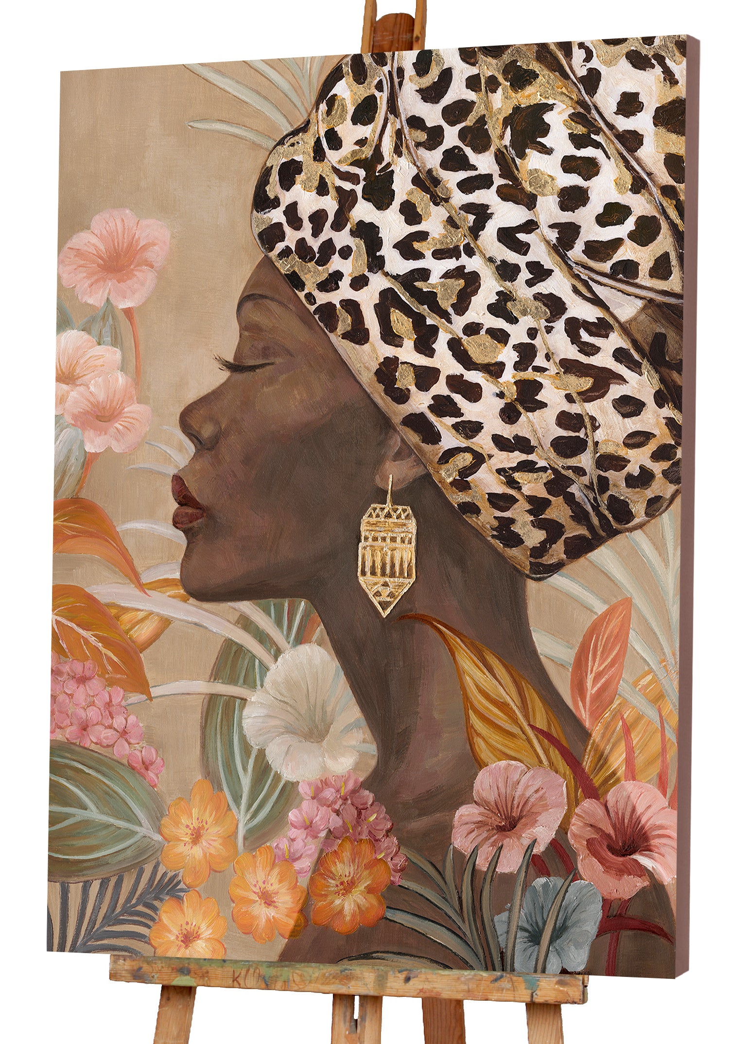 Painting Beauty with African Headgear