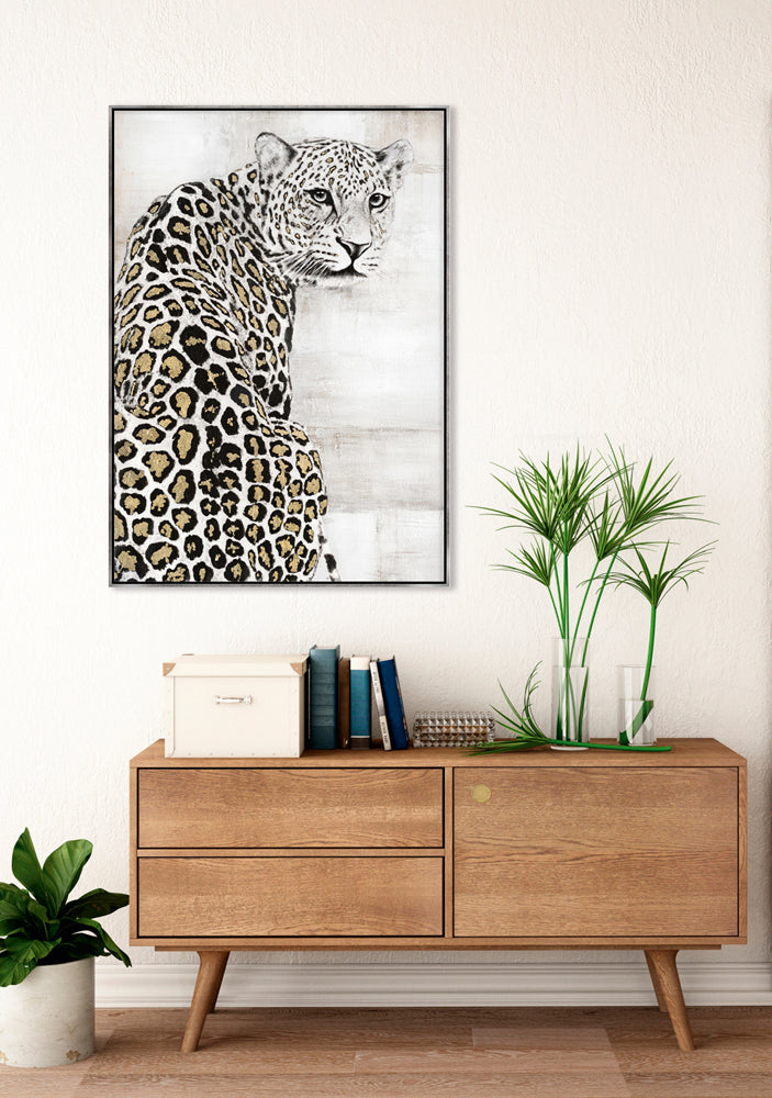 painting Snow Leopard