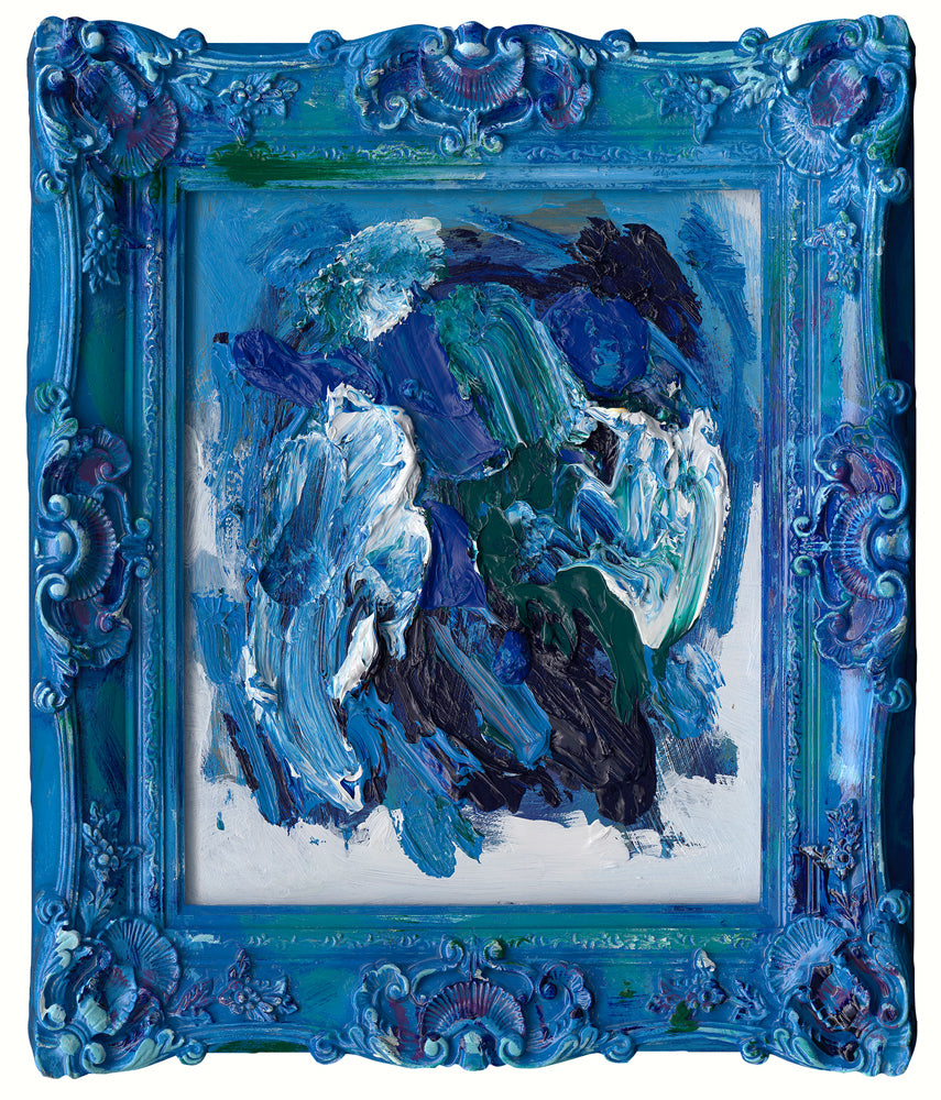 Gemälde Barock en vogue blau